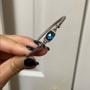 Blue topaz David Yurman bracelet